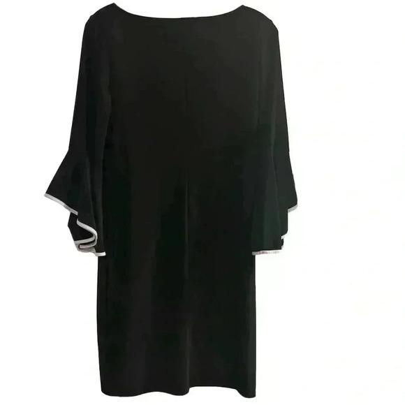 Annalee + Hope Women's Black Bell Sleeve Knee Length Dress Size Medium - Picture 4 of 5